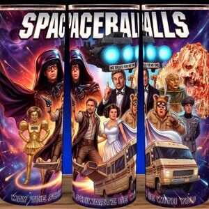 Spaceballs 80s Comedy Scifi Movie Coffee Cup Mug  Tumbler 20oz